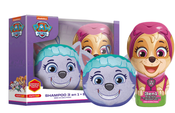 Paw Patrol Skye Shampoo + Everest Sponge